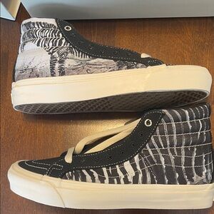 Vans Zebra High-Top Sneakers